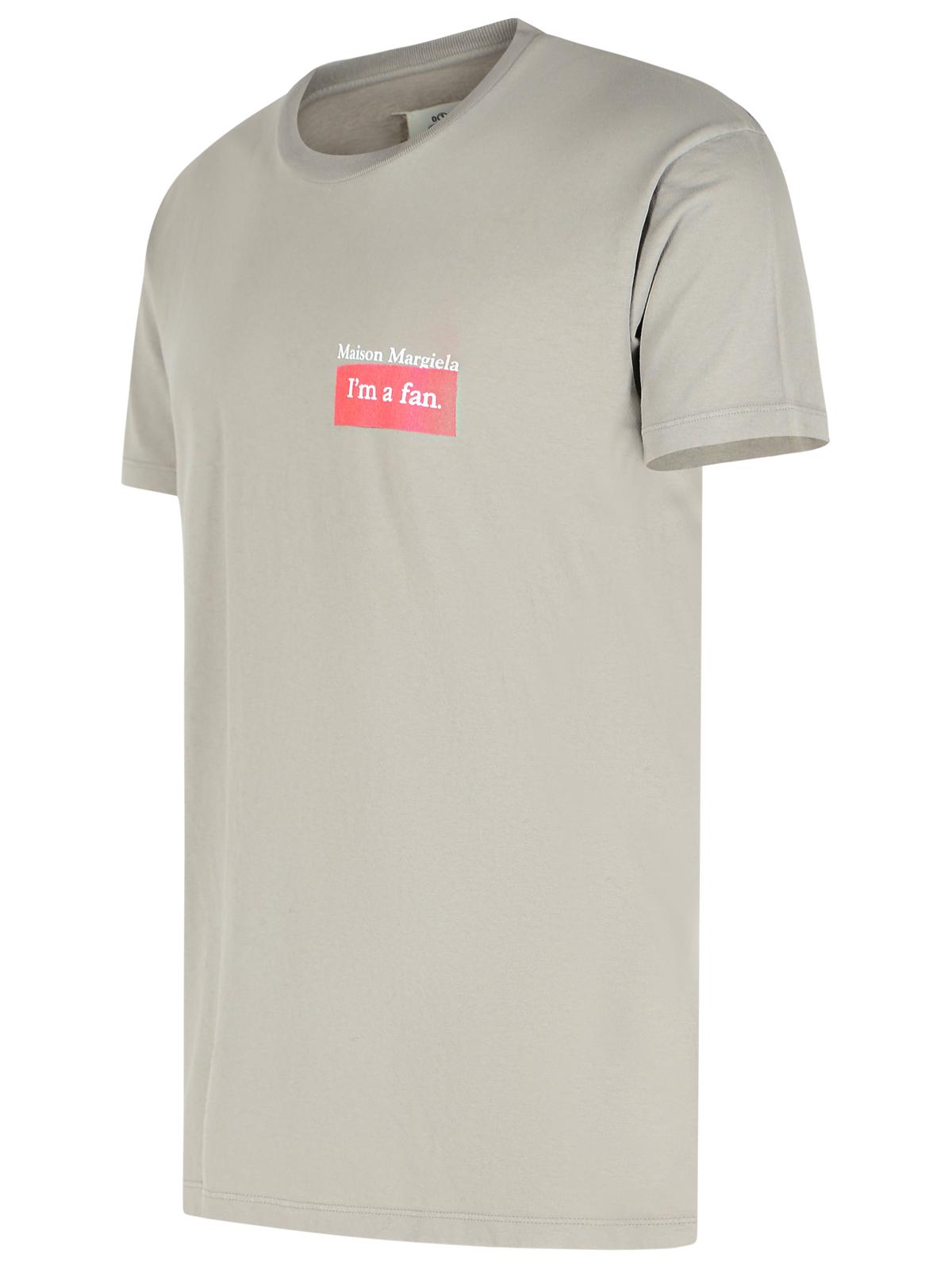 Maison Margiela Gray Cotton T-Shirt Men MAISON MARGIELA