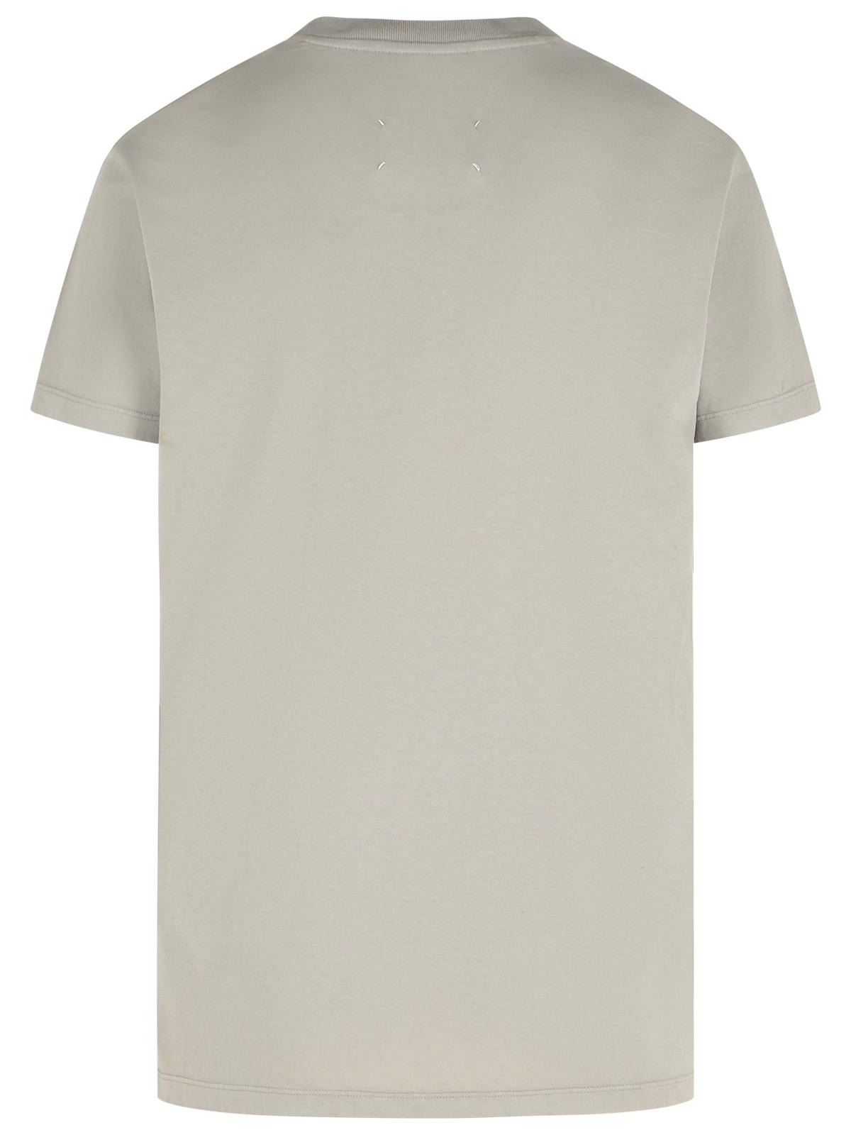 Maison Margiela Gray Cotton T-Shirt Men MAISON MARGIELA