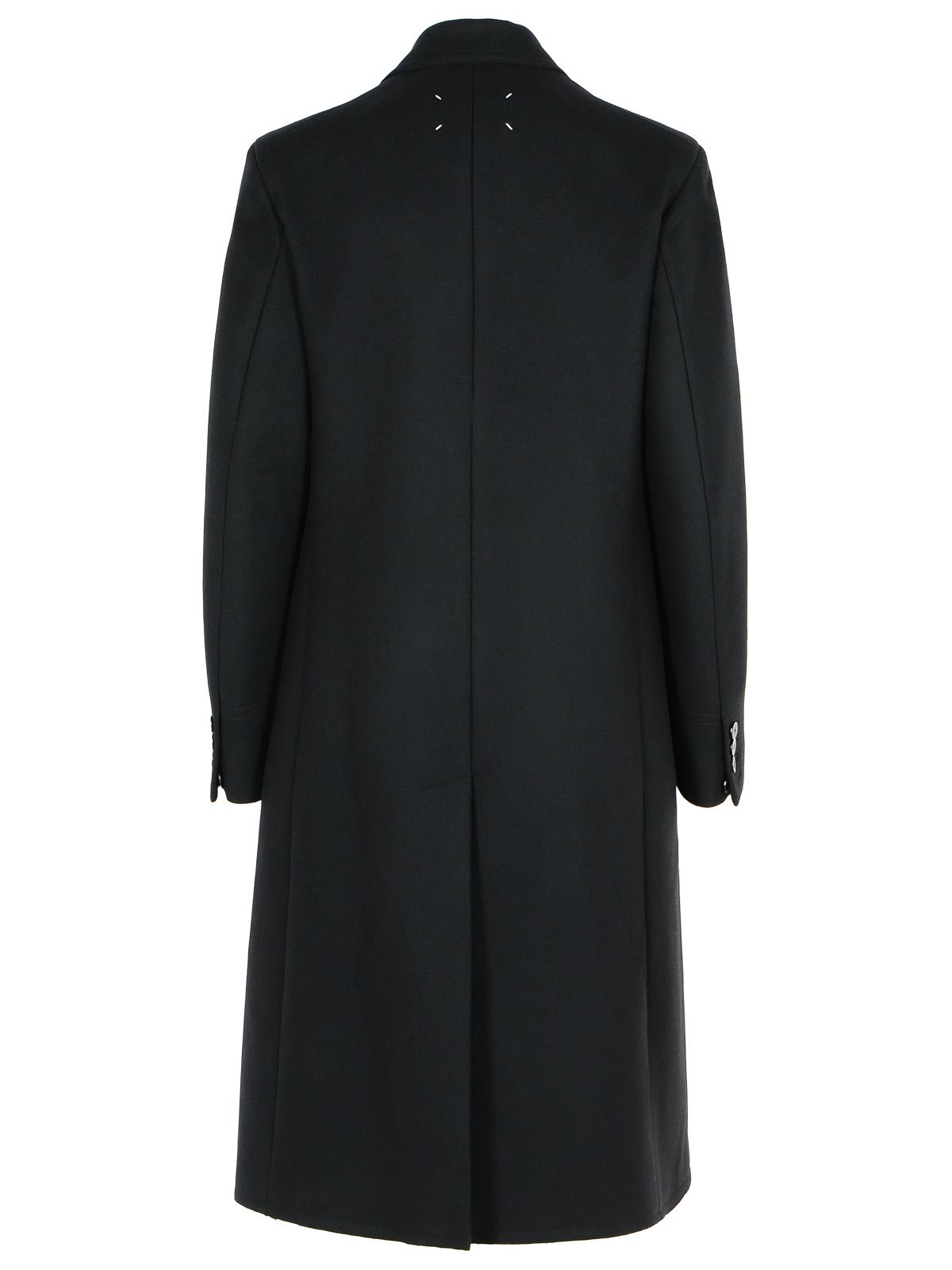 Maison Margiela Black Virgin Wool Coat Women MAISON MARGIELA