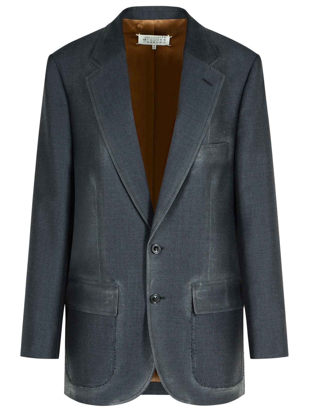 Maison Margiela Anthracite Wool Blend Blazer Women MAISON MARGIELA