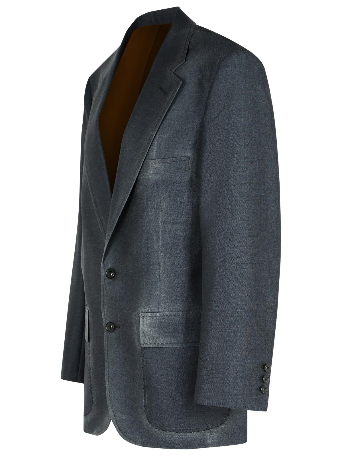 Maison Margiela Anthracite Wool Blend Blazer Women MAISON MARGIELA