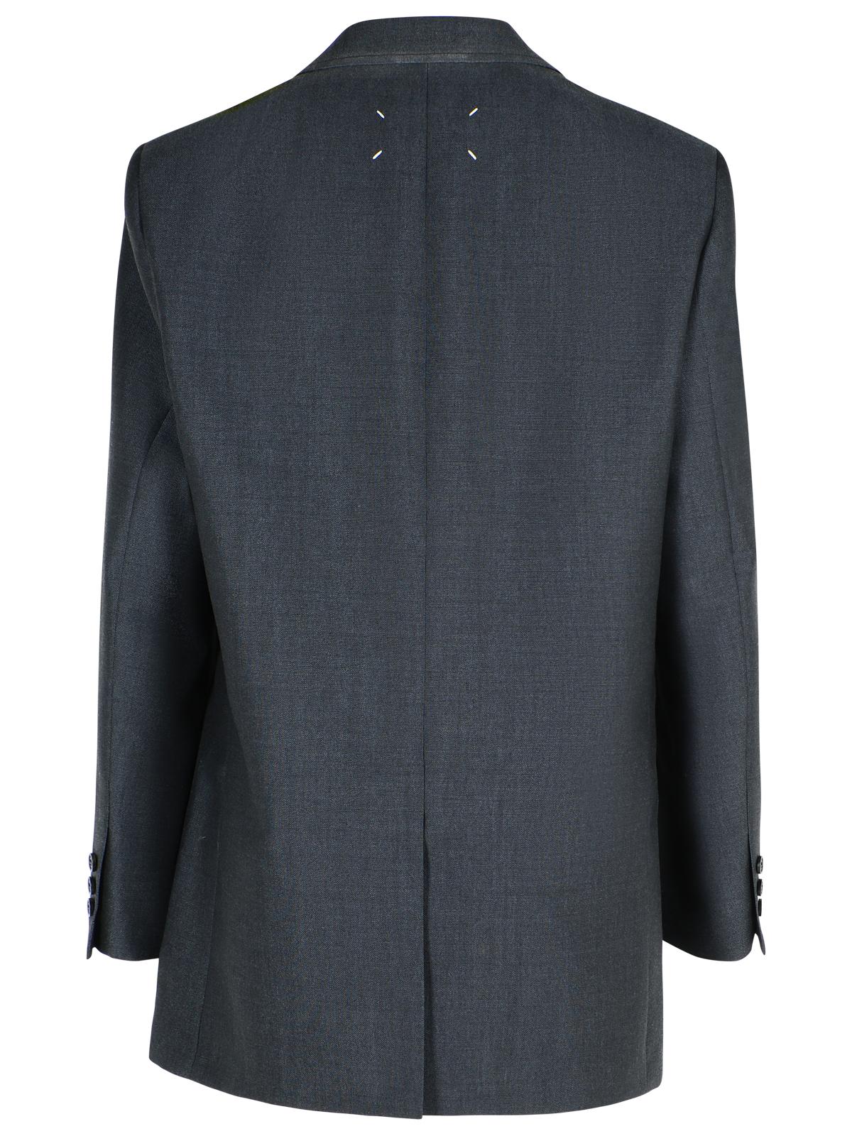 Maison Margiela Anthracite Wool Blend Blazer Women MAISON MARGIELA