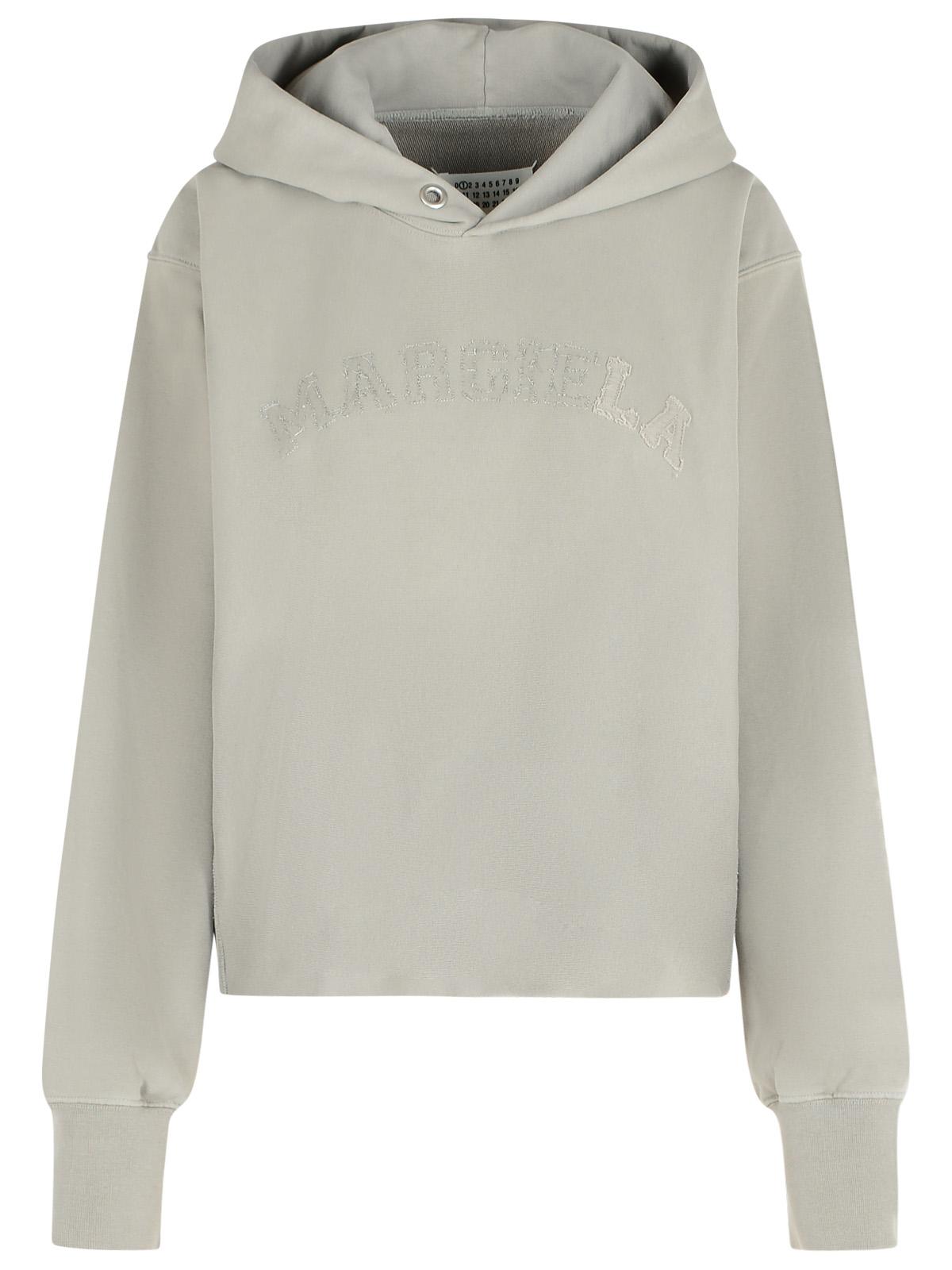 Maison Margiela Beige Cotton Hoodie Women MAISON MARGIELA