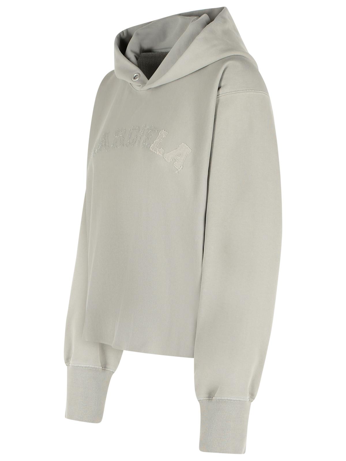 Maison Margiela Beige Cotton Hoodie Women MAISON MARGIELA