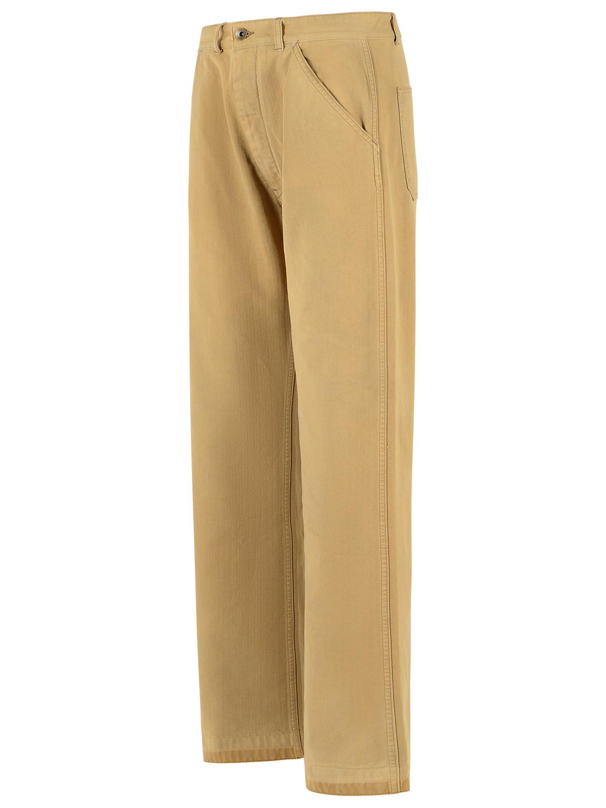 Maison Margiela Beige Cotton Jeans Women MAISON MARGIELA