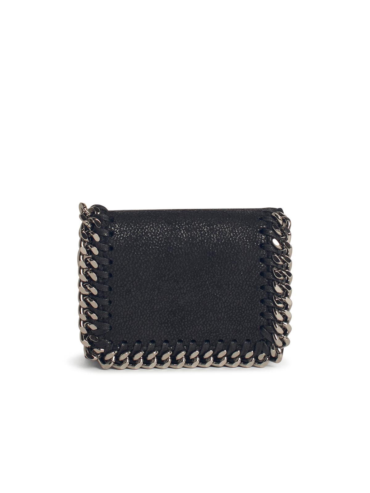 Stella Mccartney Black Eco Leather Wallet Women STELLA MCCARTNEY