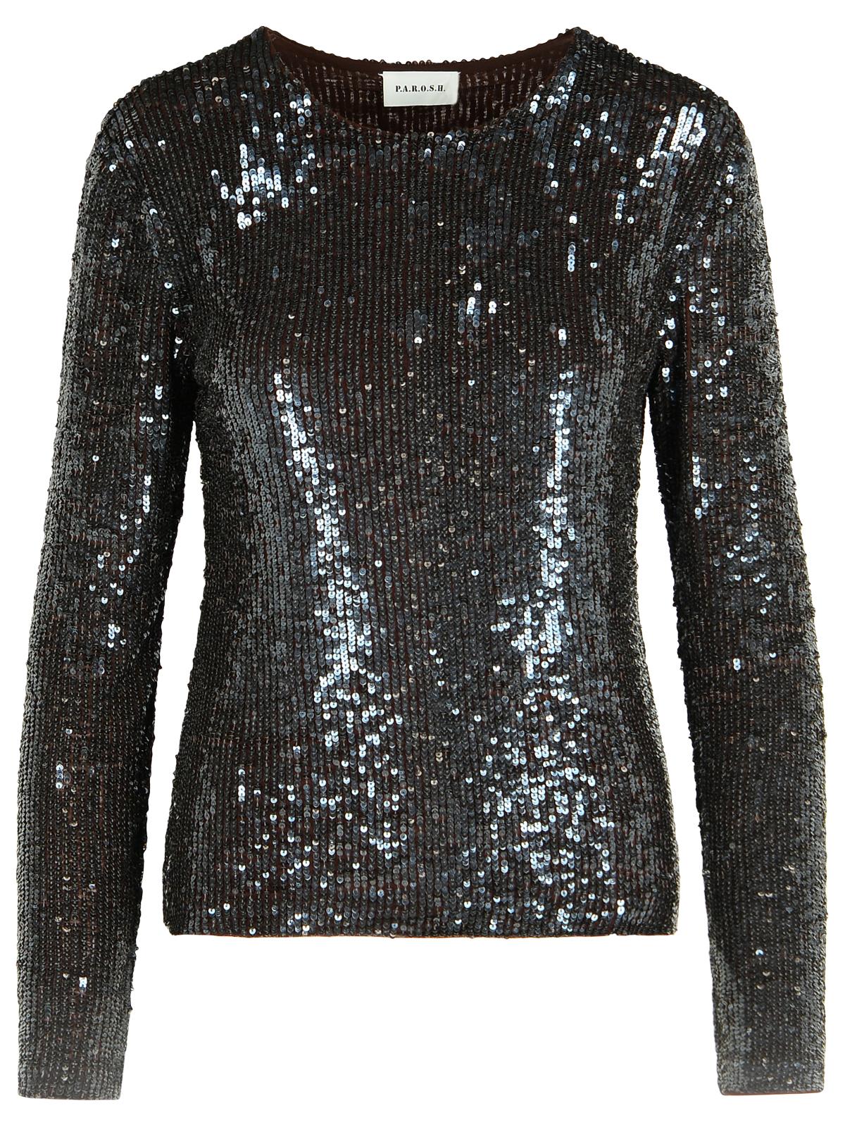 P.A.R.O.S.H. Brown Polyamide Blend Sweater Women P.A.R.O.S.H.