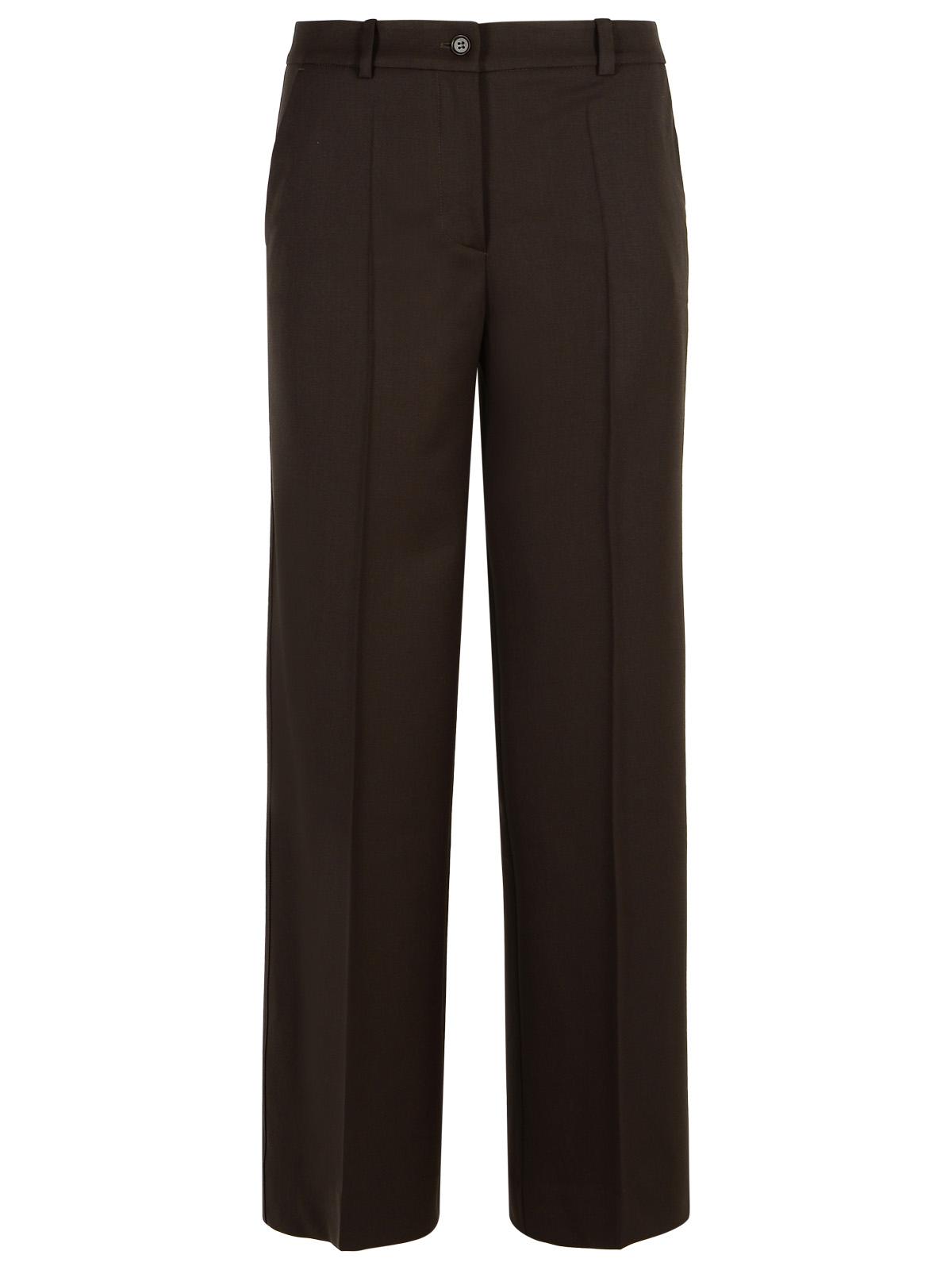 P.A.R.O.S.H. 'Liliuxy' Brown Virgin Wool Pants Women P.A.R.O.S.H.