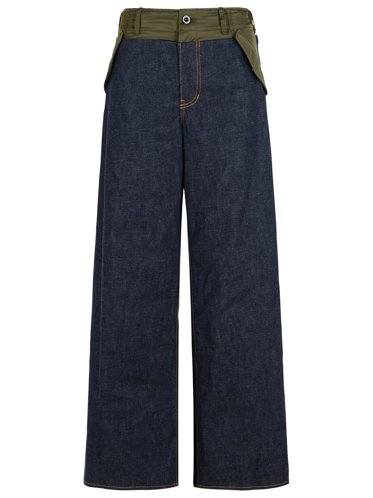 Sacai Blue Cotton Jeans Women SACAI