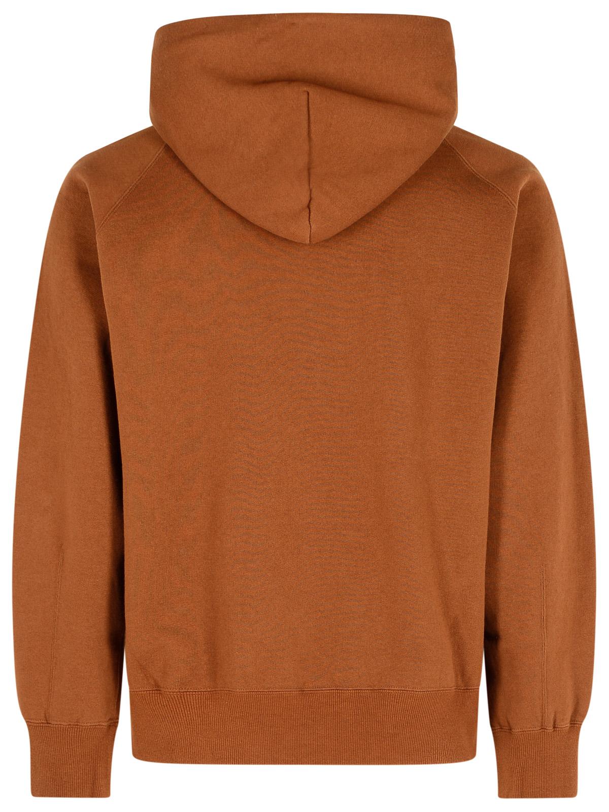 Sacai 'Charhartt Work In Progress' Brown Cotton Sweatshirt Men SACAI