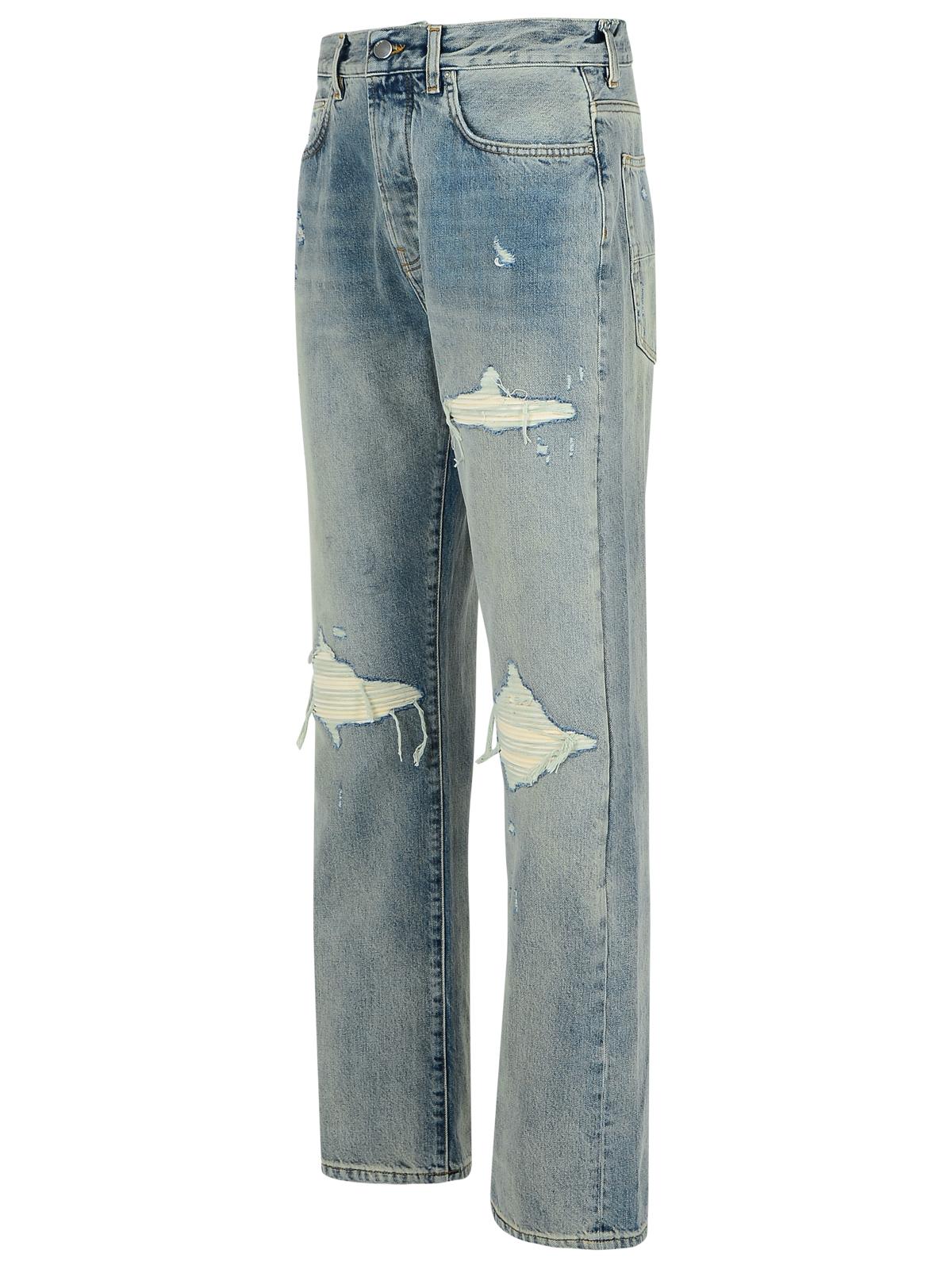 Amiri 'Mx1' Light Blue Cotton Jeans Men AMIRI