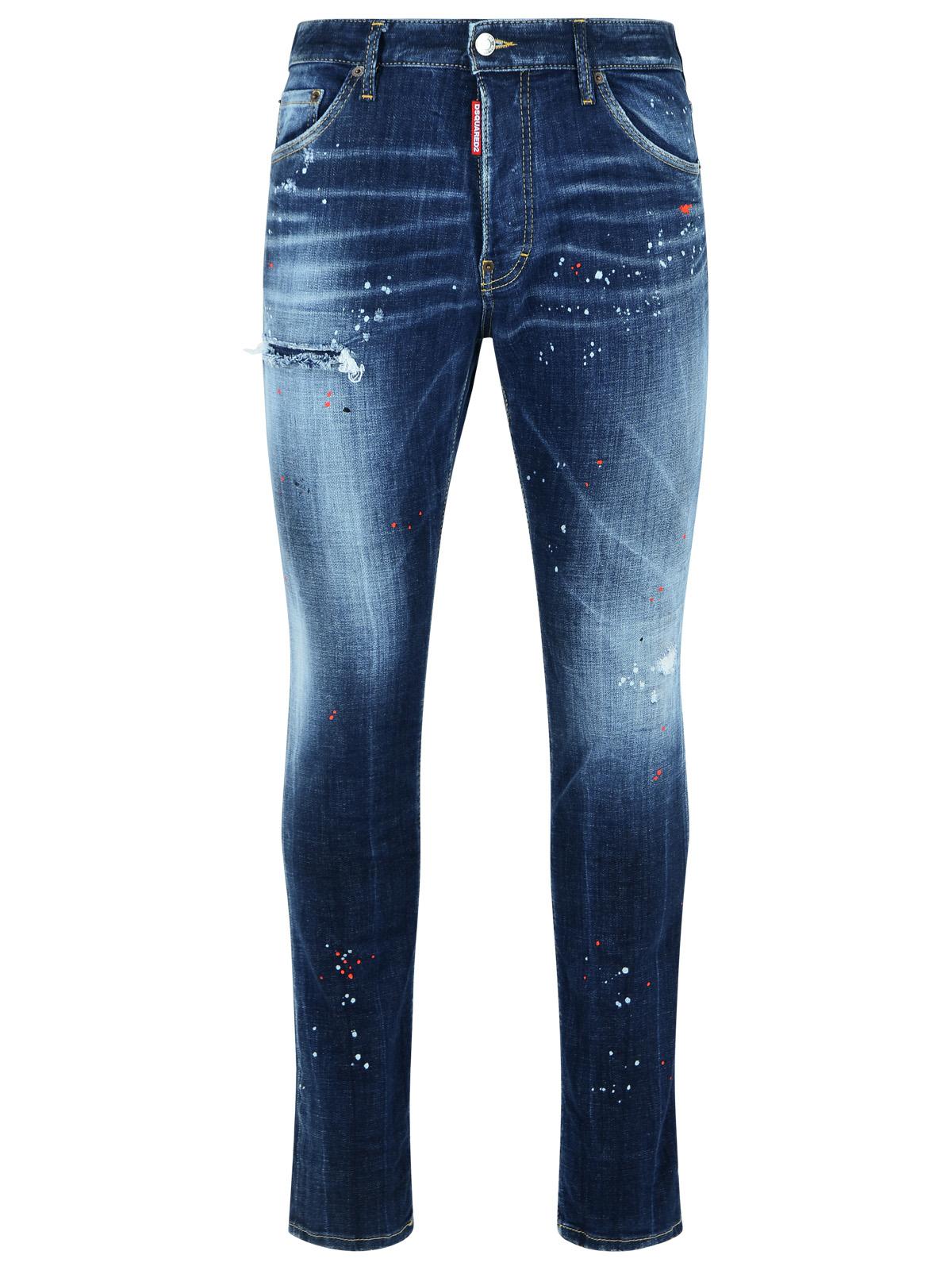 Dsquared2 'Cool Guy' Medium Blue Wash Cotton Denim Jeans Men DSQUARED2