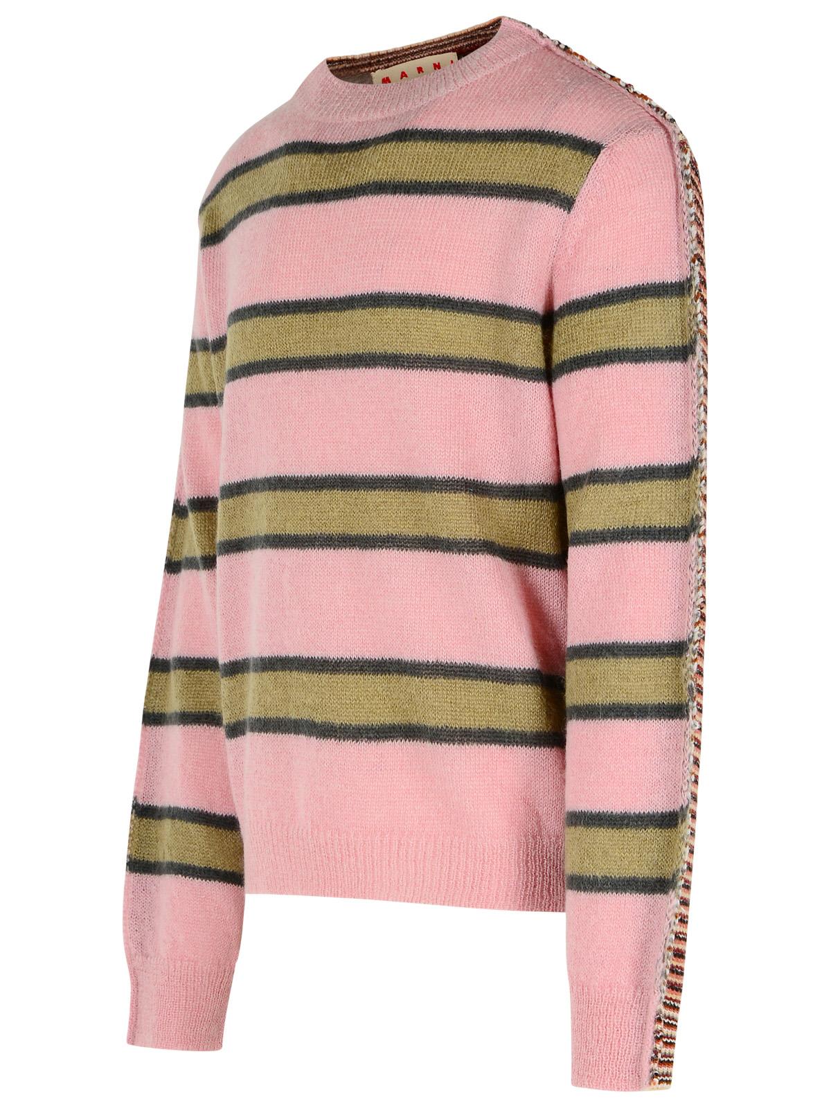 Marni Pink Mohair Blend Sweater Men MARNI