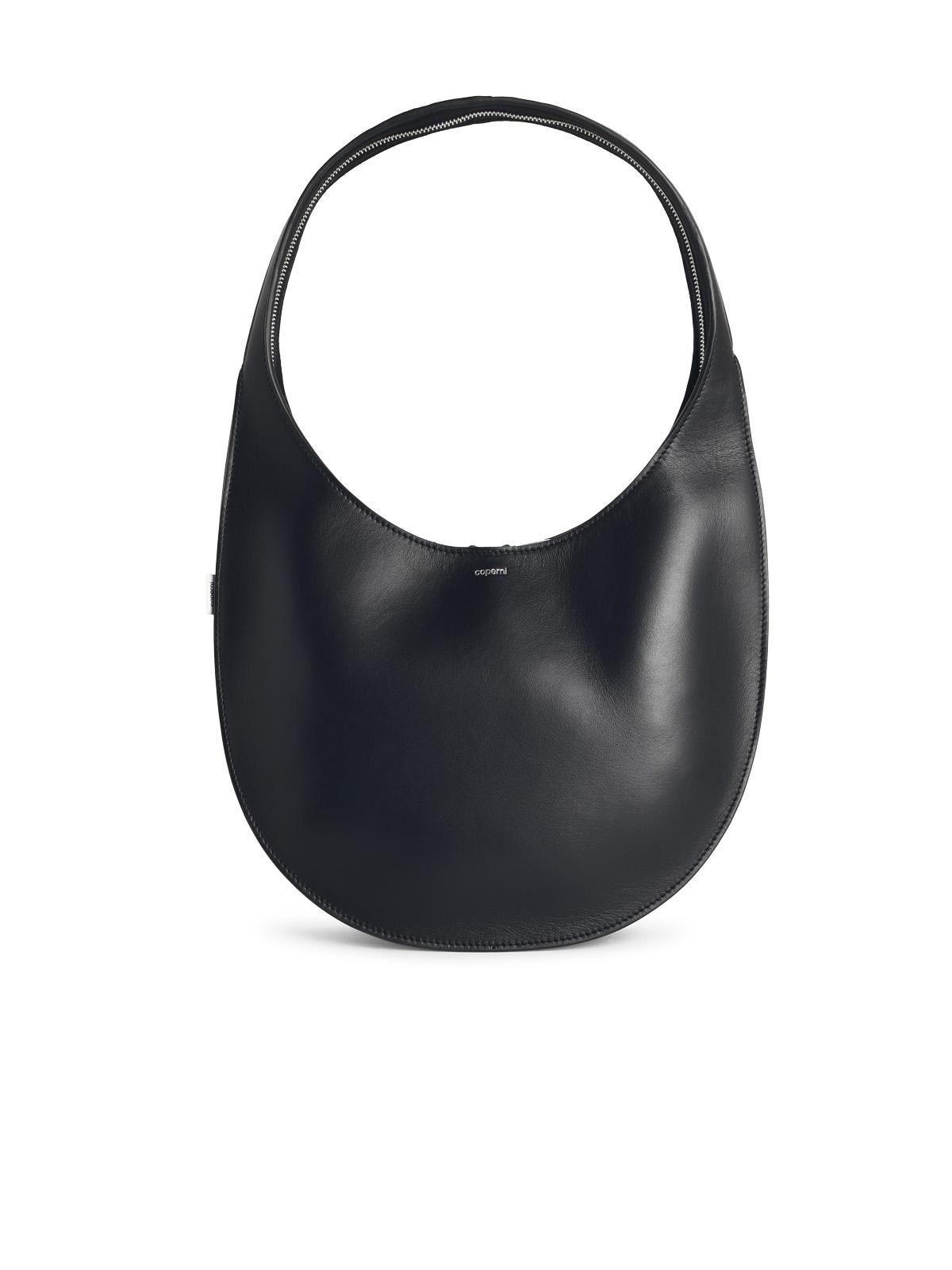 Coperni Medium Soft 'Swipe' Black Leather Bag Women COPERNI