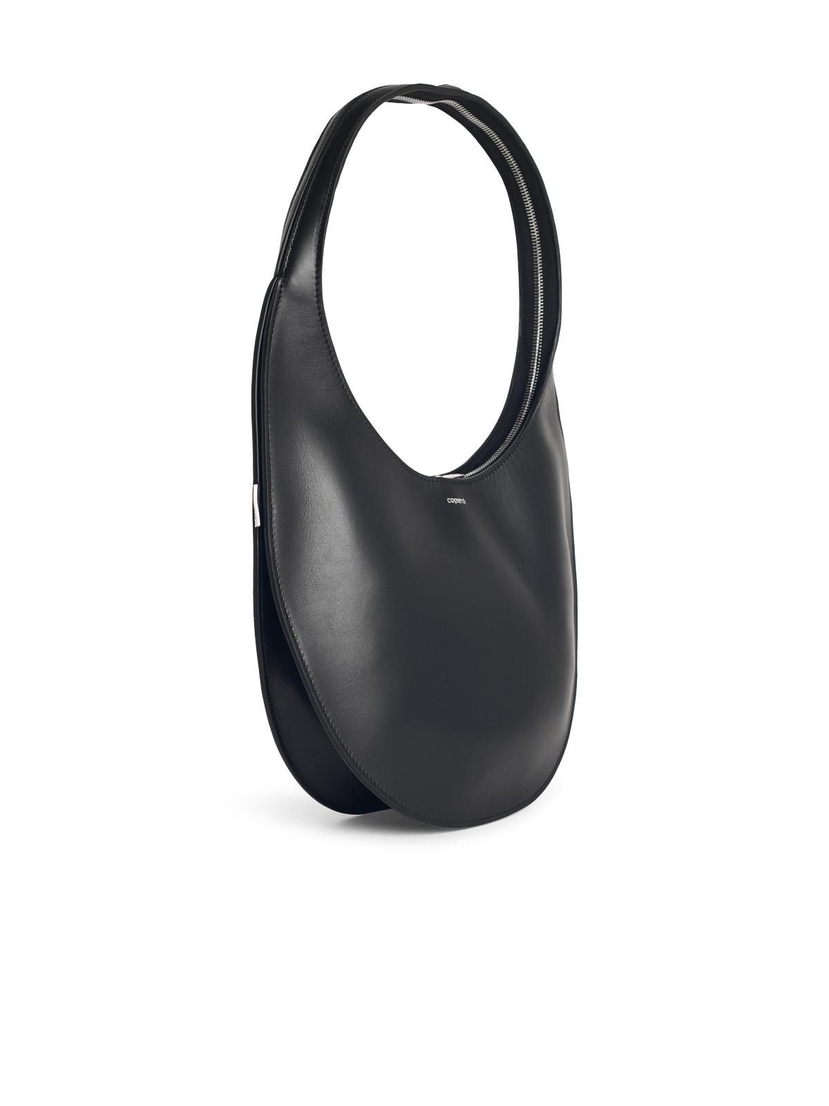 Coperni Medium Soft 'Swipe' Black Leather Bag Women COPERNI