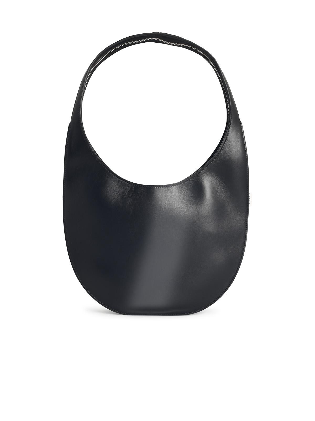 Coperni Medium Soft 'Swipe' Black Leather Bag Women COPERNI
