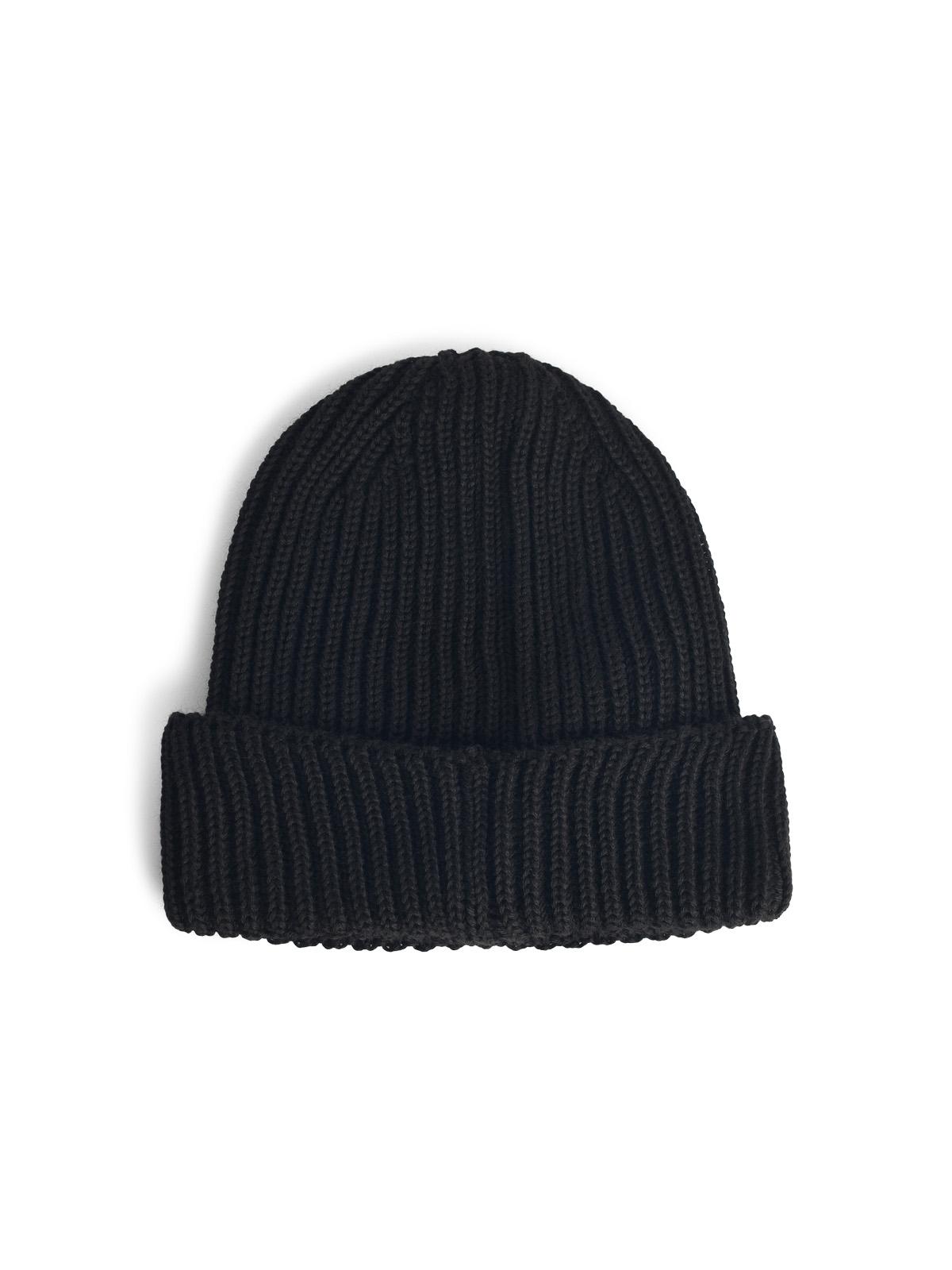 C.P. Company 'Lens' Black Wool Beanie Men C.P. COMPANY