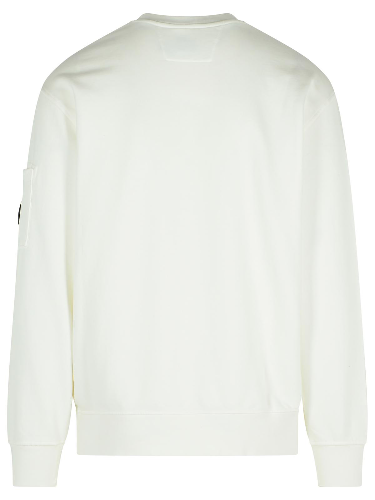 C.P. Company White Cotton Sweatshirt Men C.P. COMPANY