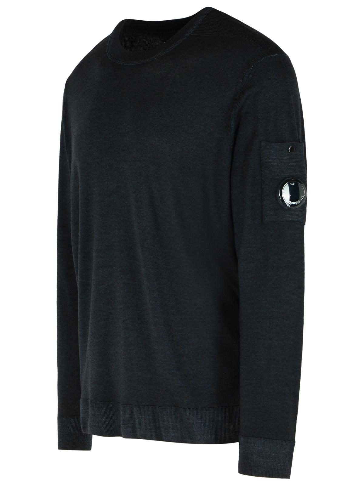 C.P. Company Black Wool Sweater Men C.P. COMPANY