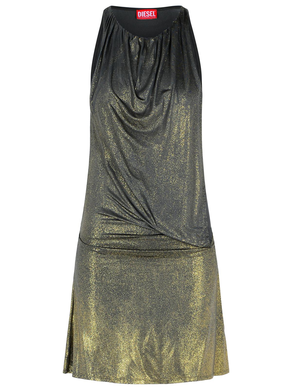Diesel Graphite Acetate Blend Dress Women DIESEL