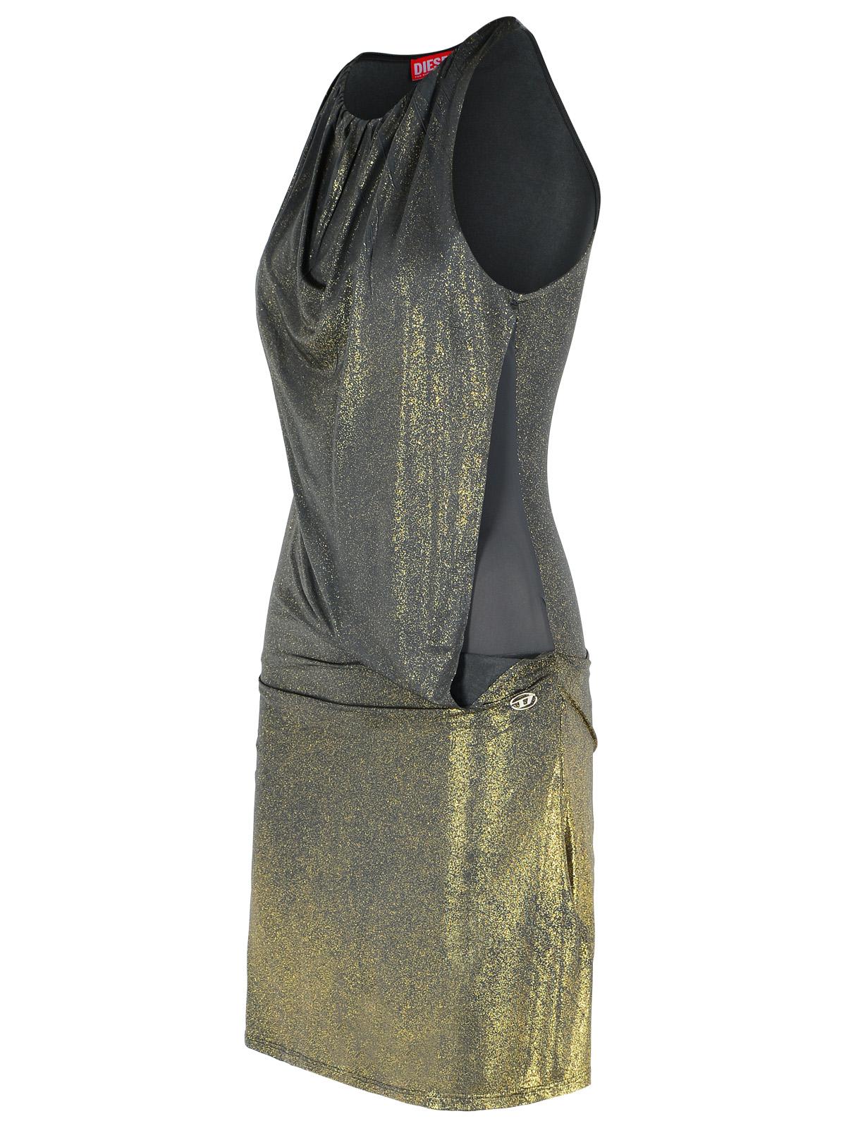 Diesel Graphite Acetate Blend Dress Women DIESEL