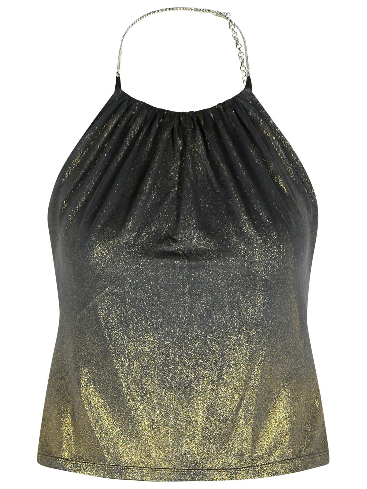 Diesel Grey Acetate Blend Top Women DIESEL