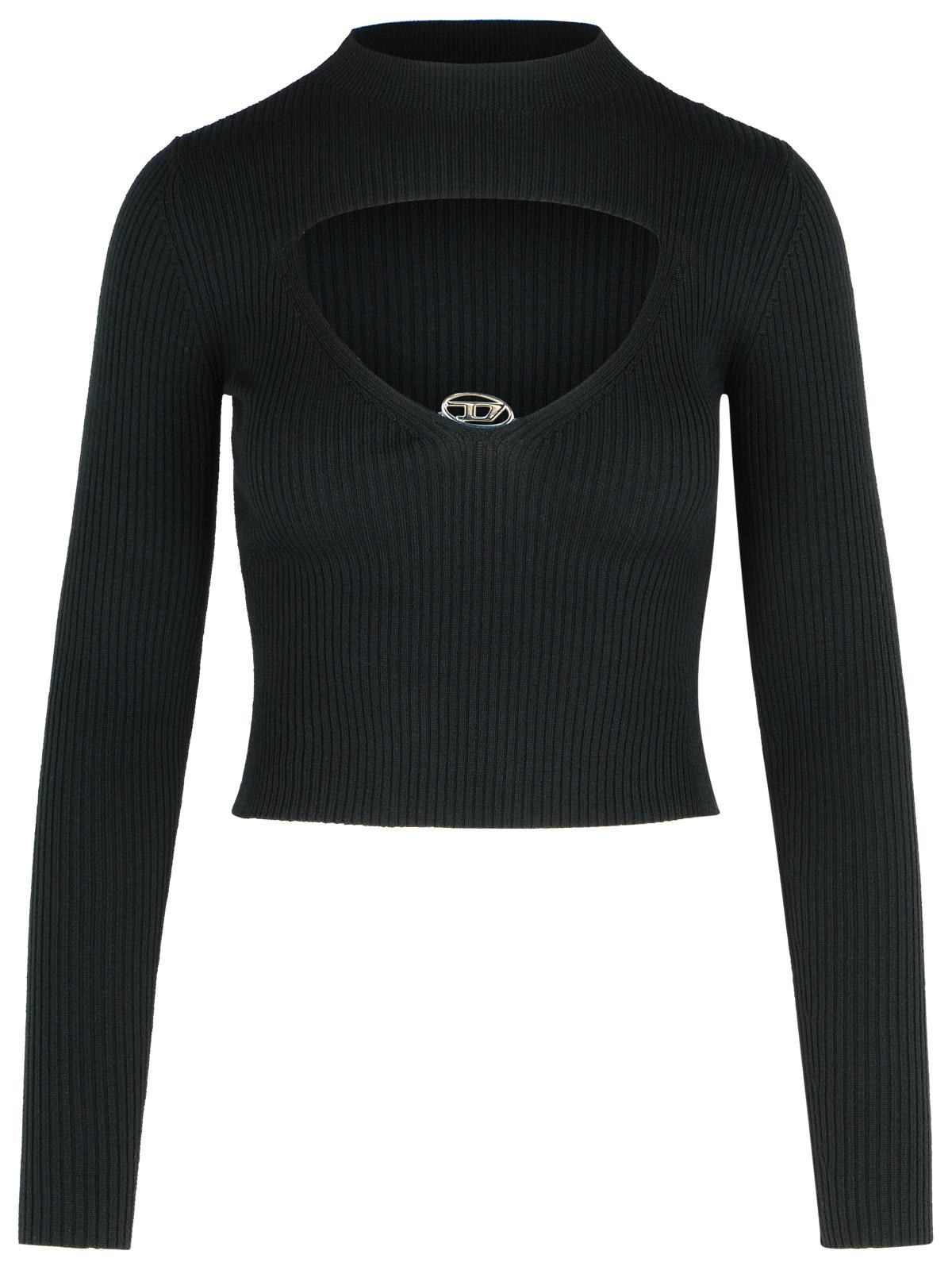 Diesel 'Olina' Black Wool Sweater Women DIESEL