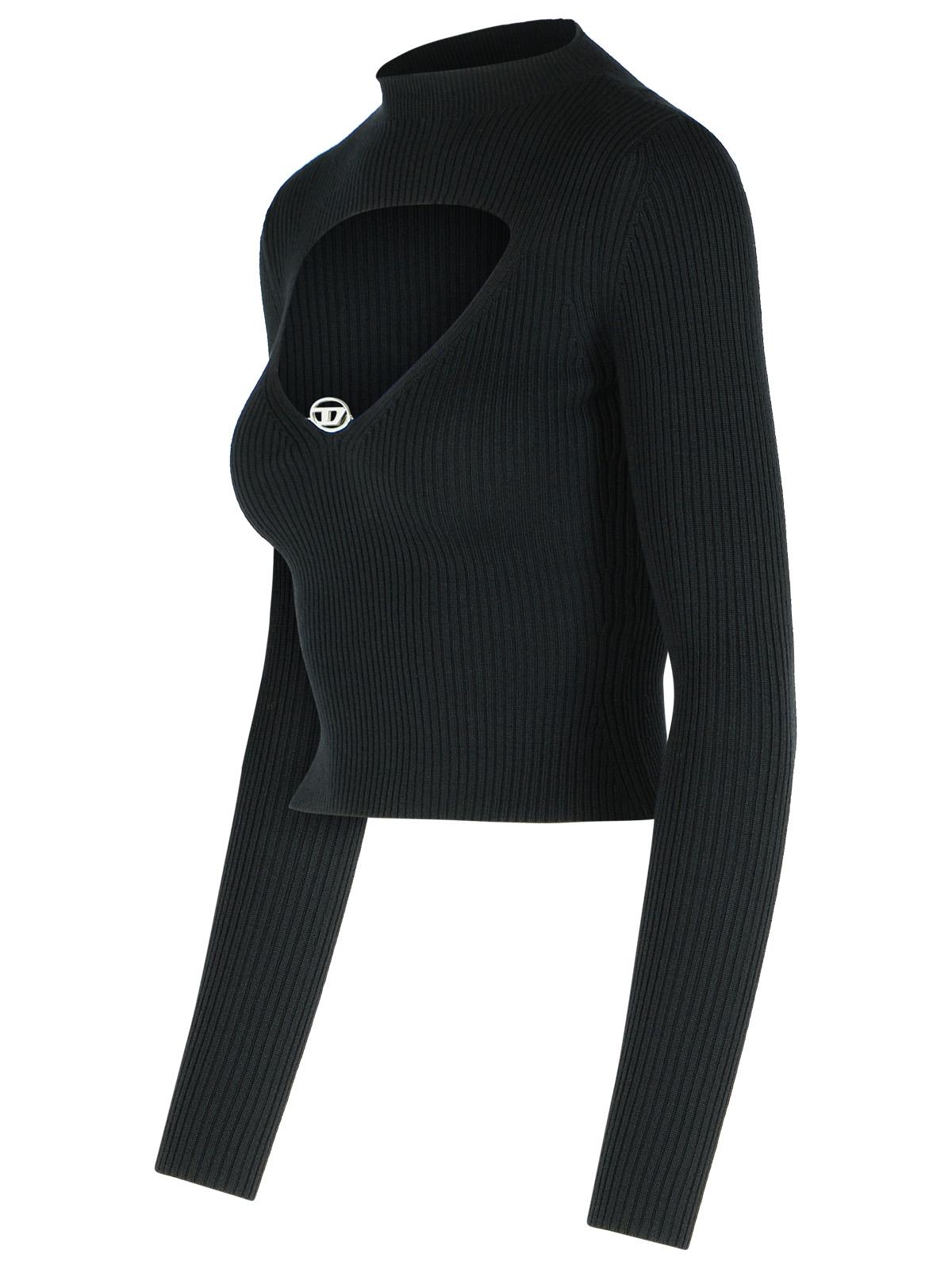 Diesel 'Olina' Black Wool Sweater Women DIESEL