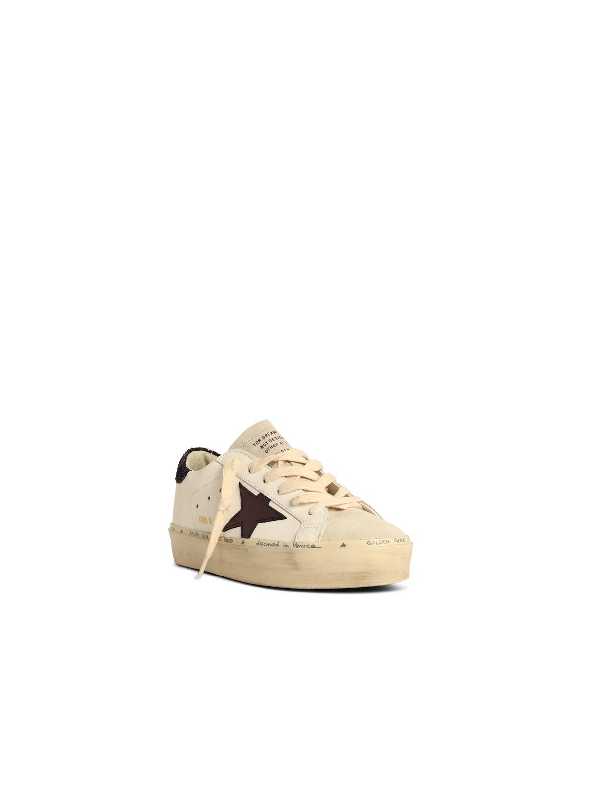 Golden Goose 'Hi Star' White Leather Sneakers Women GOLDEN GOOSE