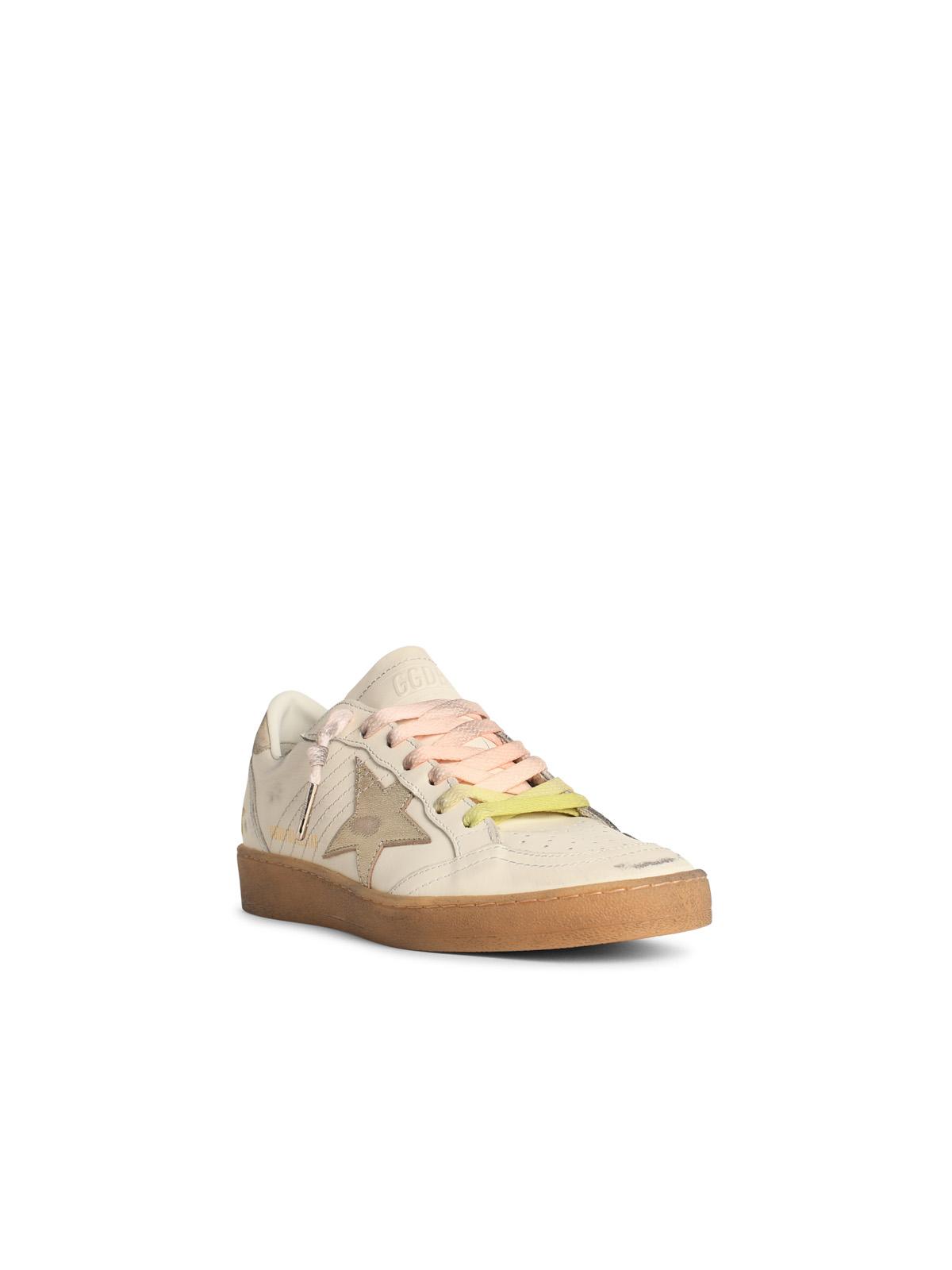 Golden Goose 'Ball-Star' White Leather Sneakers Women GOLDEN GOOSE