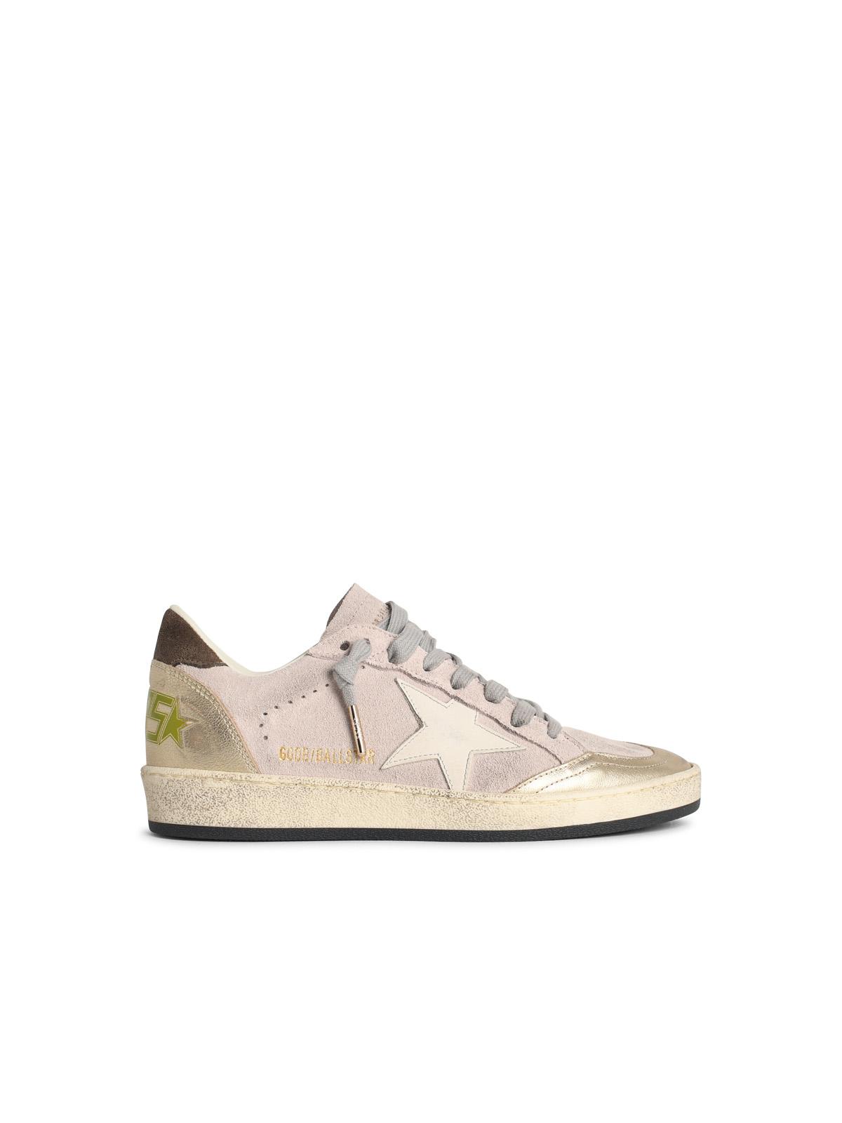 Golden Goose 'Ball-Star' Pink Suede Sneakers Women GOLDEN GOOSE