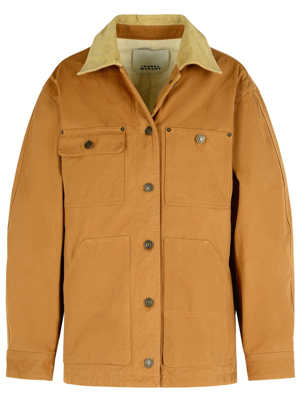 Isabel Marant Ninon' Cotton Cognac Jacket Women ISABEL MARANT