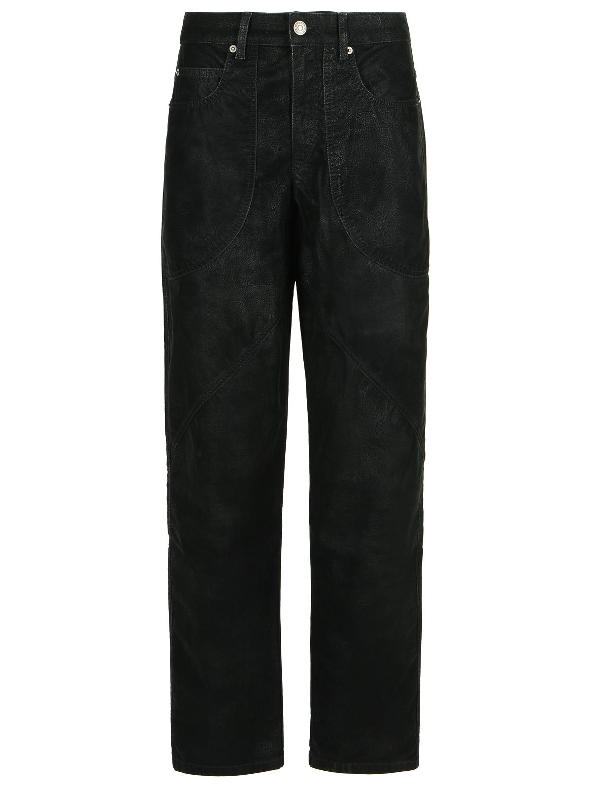 Isabel Marant Etoile 'Kelvina' Black Faux Leather Pants Women ISABEL MARANT ETOILE