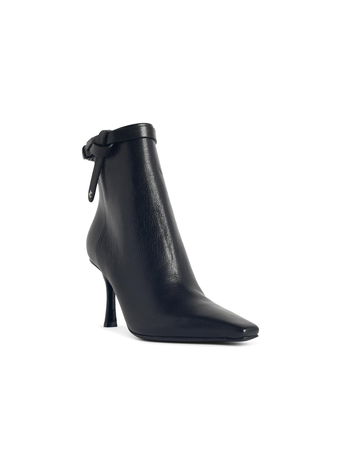 Jimmy Choo 'Camie' Black Leather Ankle Boots Women JIMMY CHOO