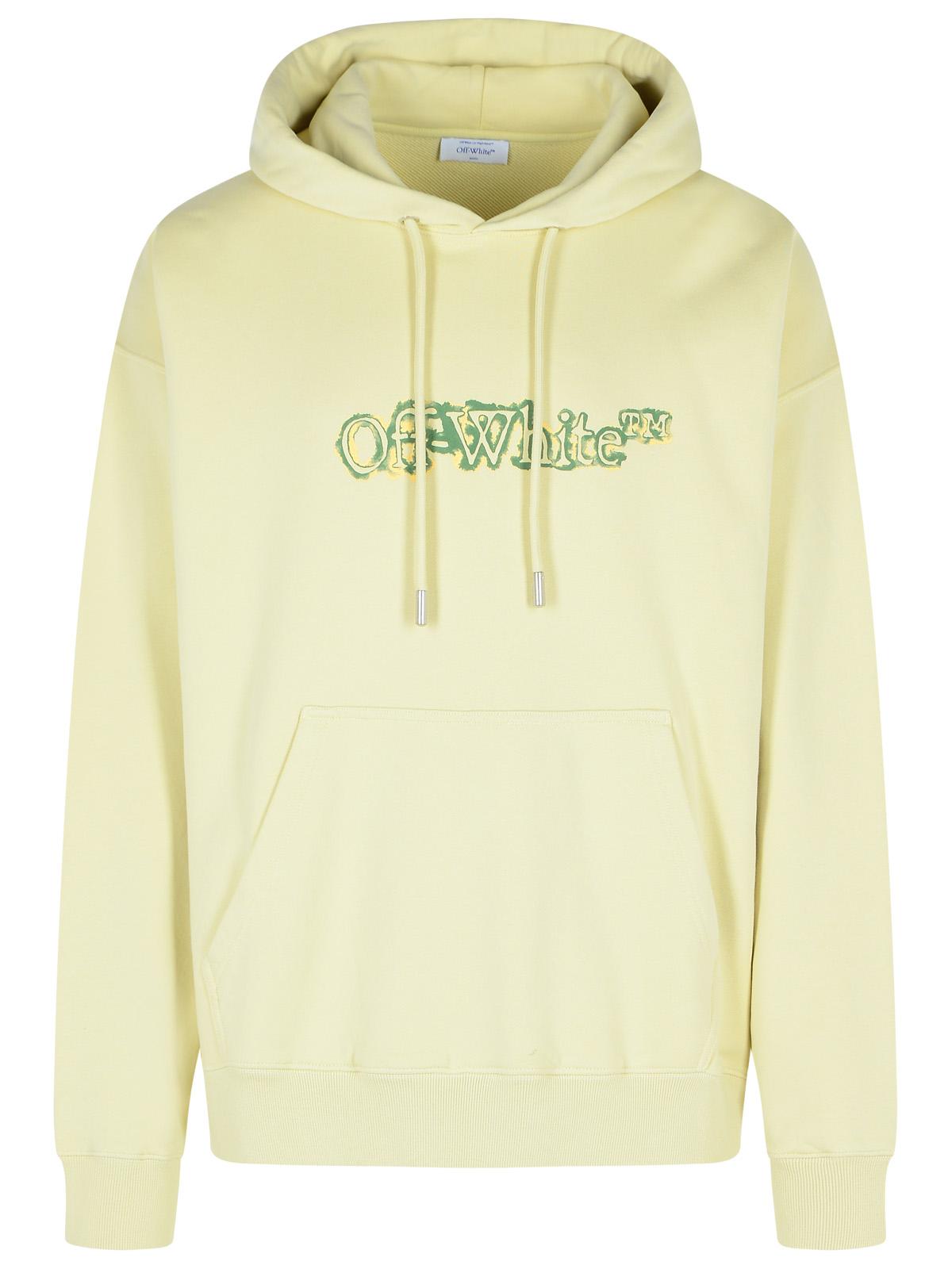 Off-White 'Cloudy Arrow' Ivory Cotton Sweatshirt Men OFF-WHITE