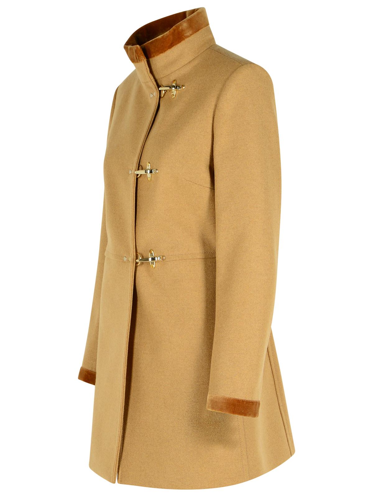 Fay Beige Wool Blend Coat Women