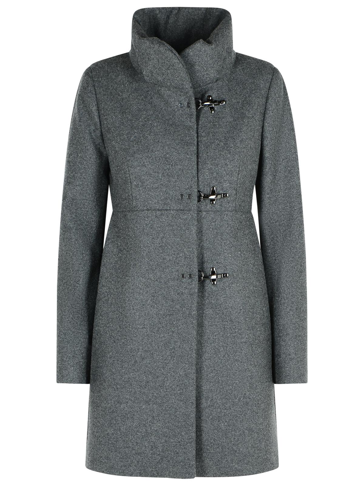 Fay Graphite Wool Blend Coat Women