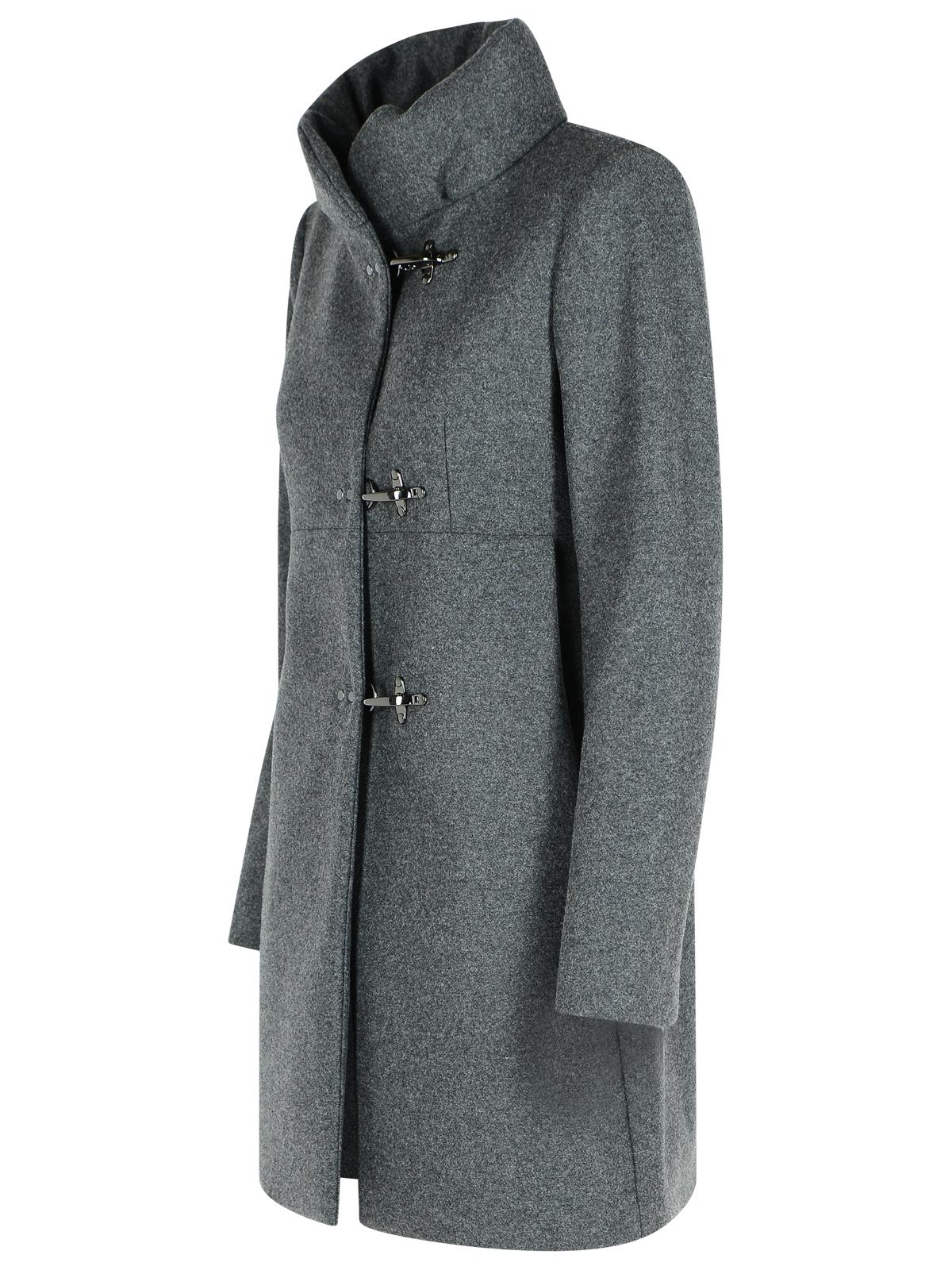 Fay Graphite Wool Blend Coat Women