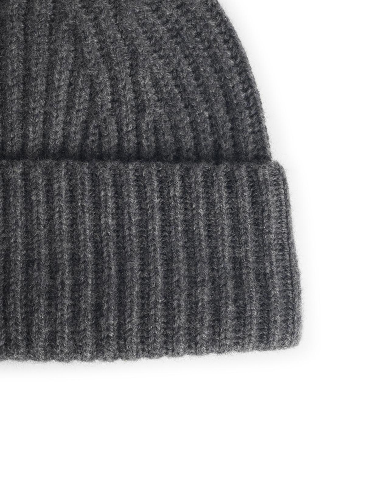 Lisa Yang 'Martigny' Graphite Cashmere Beanie Women LISA YANG