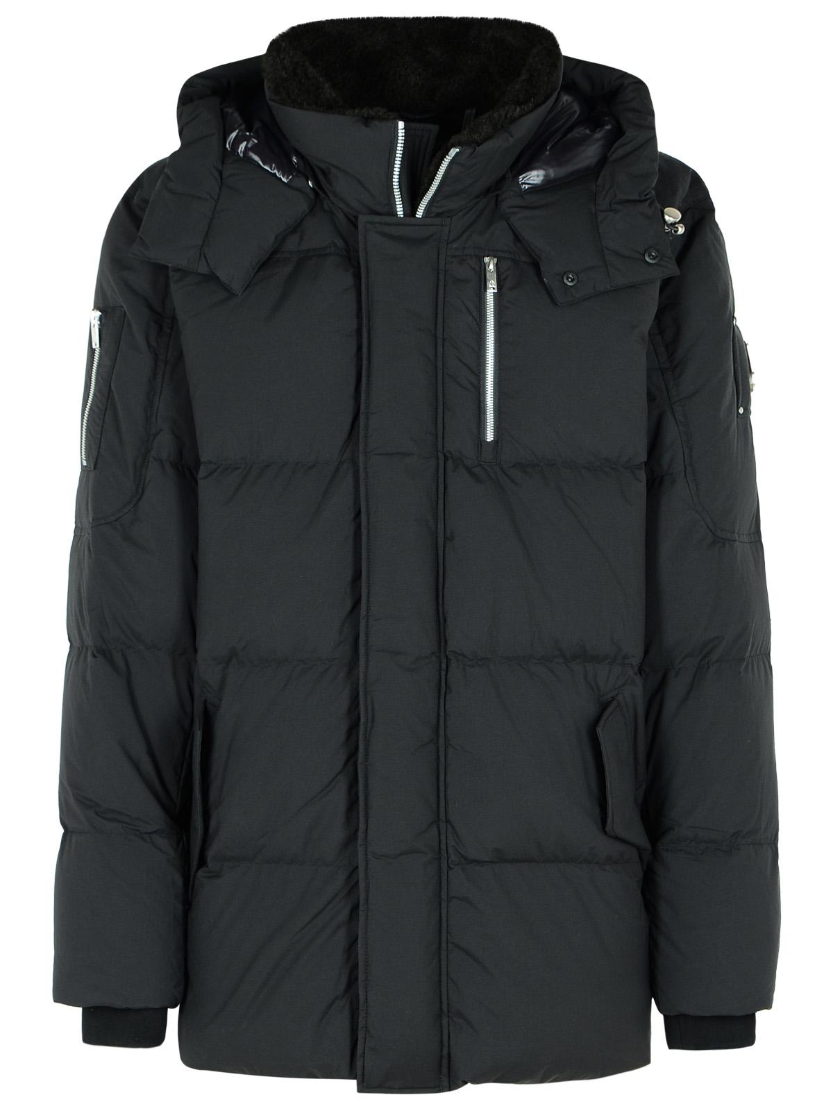 Moose Knuckles 'Everest 3Q' Black Nylon And Cotton Down Jacket Men MOOSE KNUCKLES