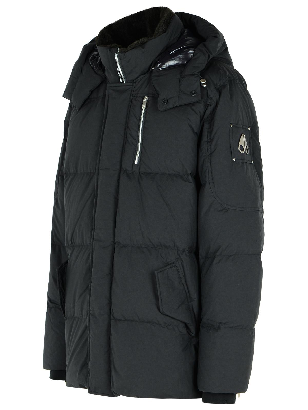 Moose Knuckles 'Everest 3Q' Black Nylon And Cotton Down Jacket Men MOOSE KNUCKLES