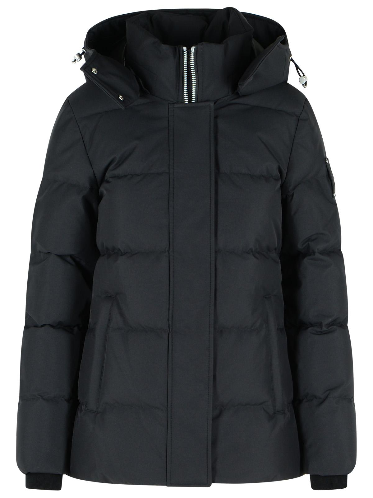 Moose Knuckles 'Cloud 3Q' Black Nylon Down Jacket Women MOOSE KNUCKLES