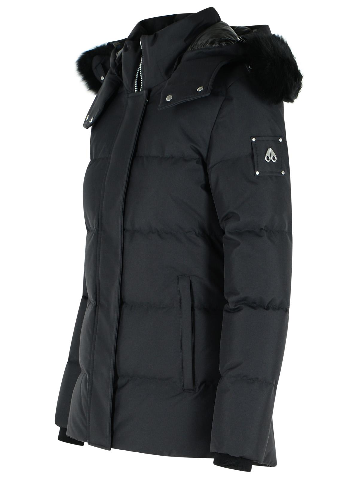 Moose Knuckles 'Cloud 3Q' Black Nylon Down Jacket Women MOOSE KNUCKLES