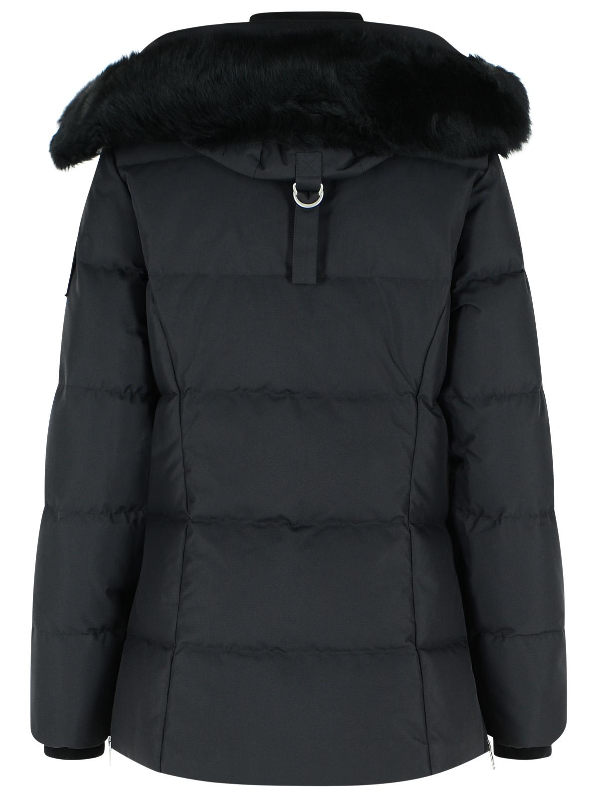 Moose Knuckles 'Cloud 3Q' Black Nylon Down Jacket Women MOOSE KNUCKLES