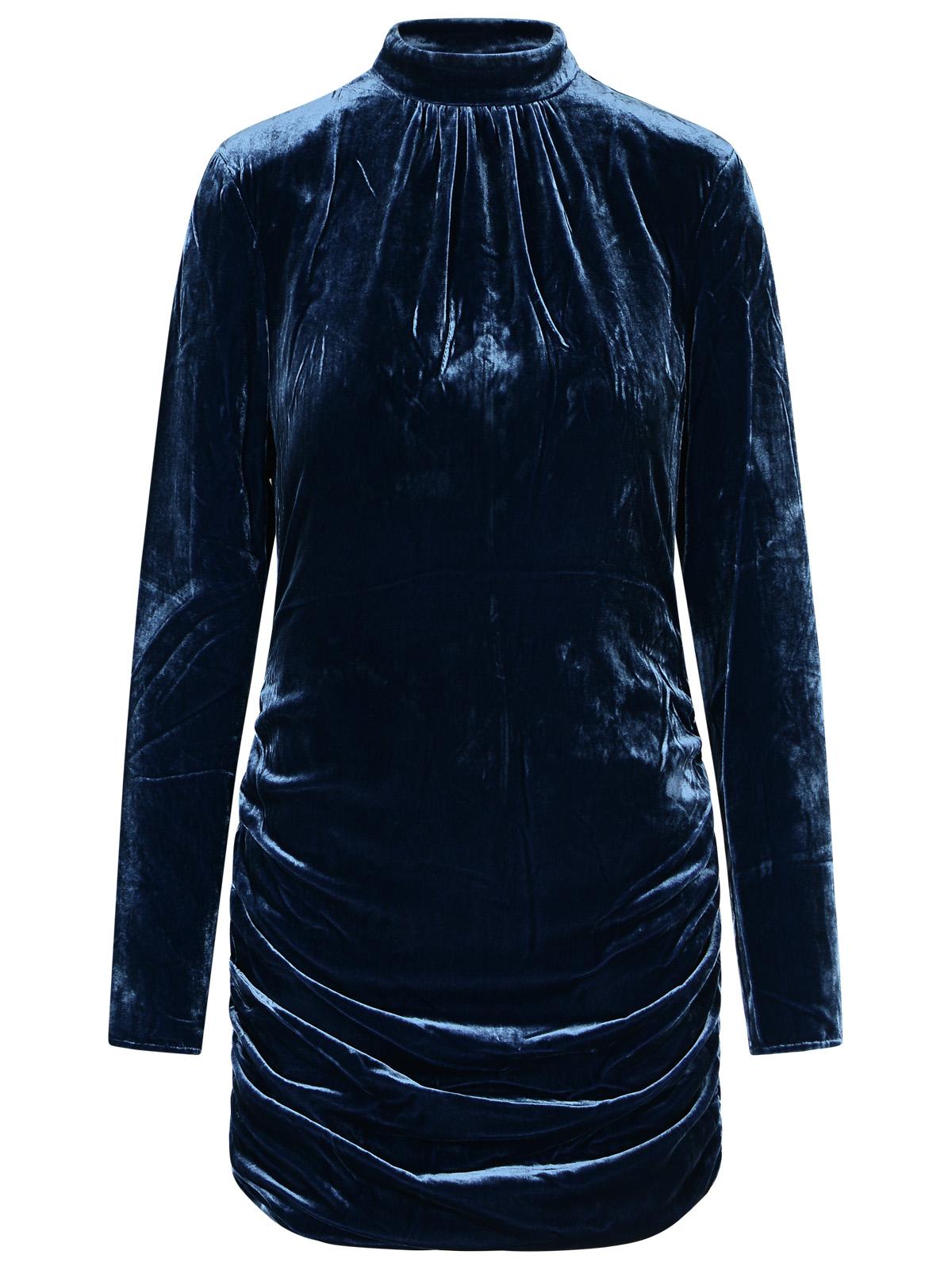 Rotate 'Vilma' Dress In Blue Silk Blend Women ROTATE
