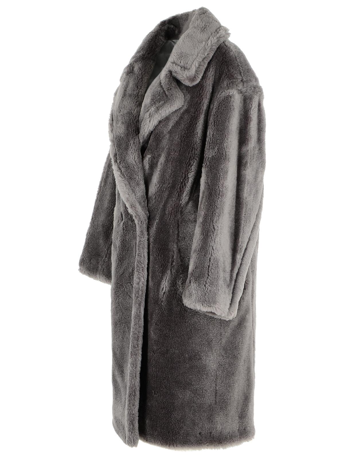 Stand Studio 'Biba' Grey Wool Coat Women STAND STUDIO