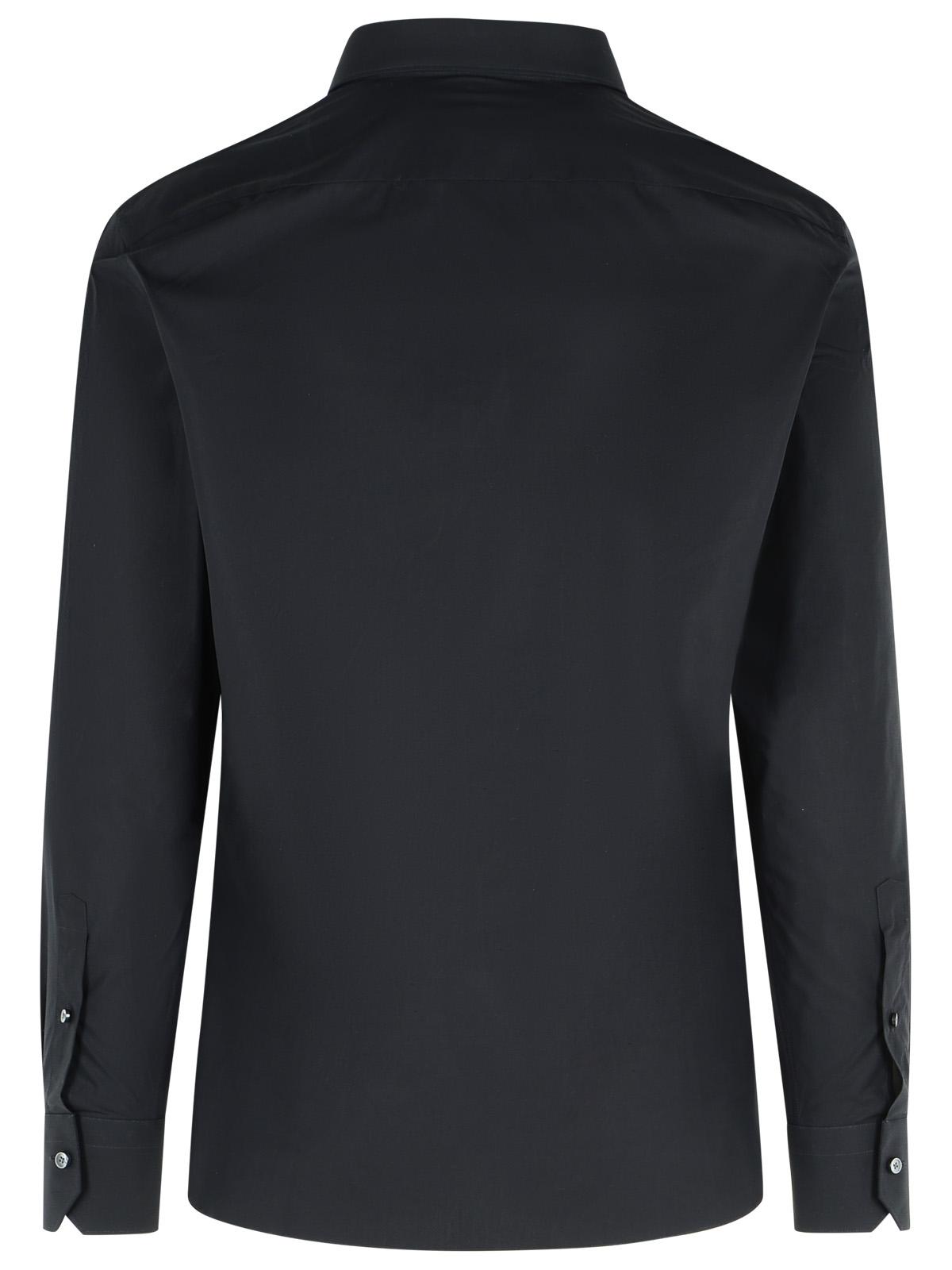 Zegna 'Trofeo' Dark Blue Cotton Shirt Men ZEGNA