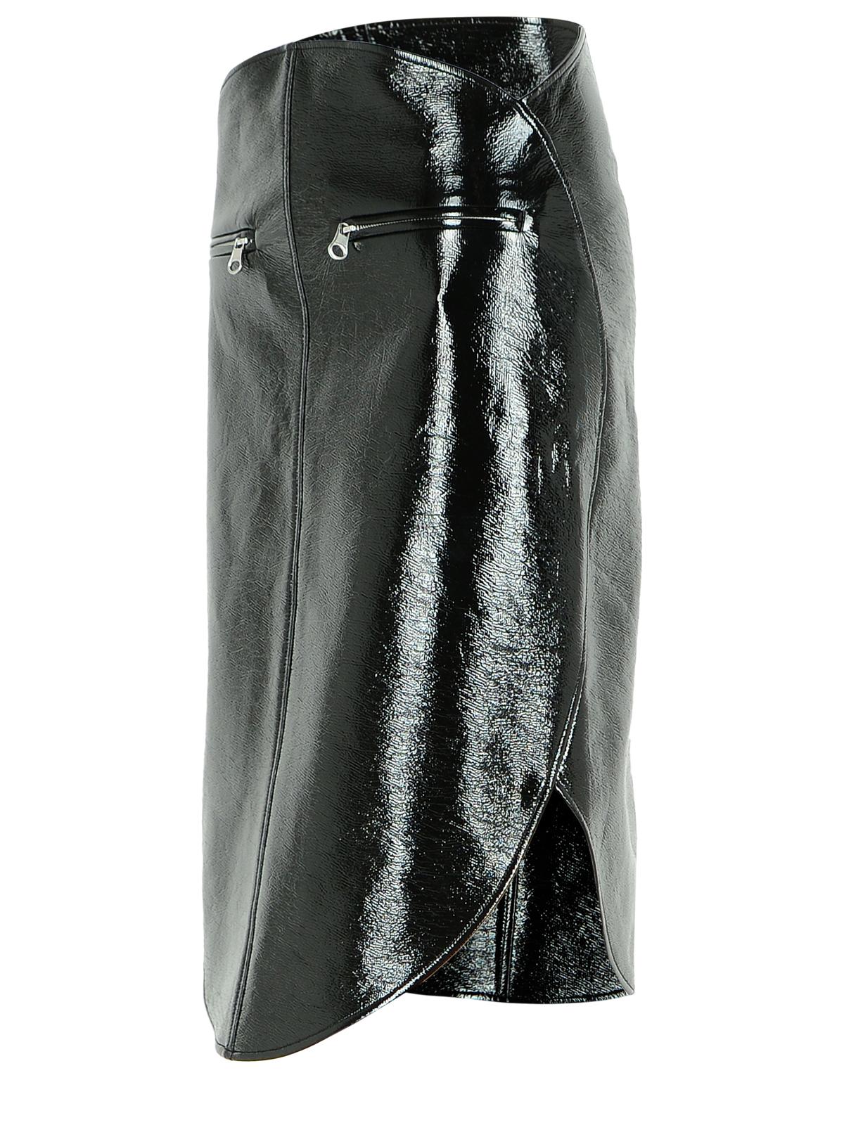Courreges Black Cotton Blend Skirt Women COURREGES