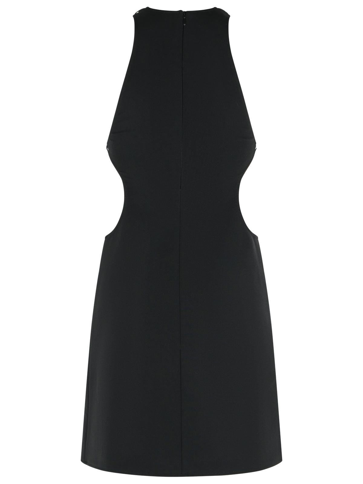 Courreges Black Wool Blend Dress Women COURREGES