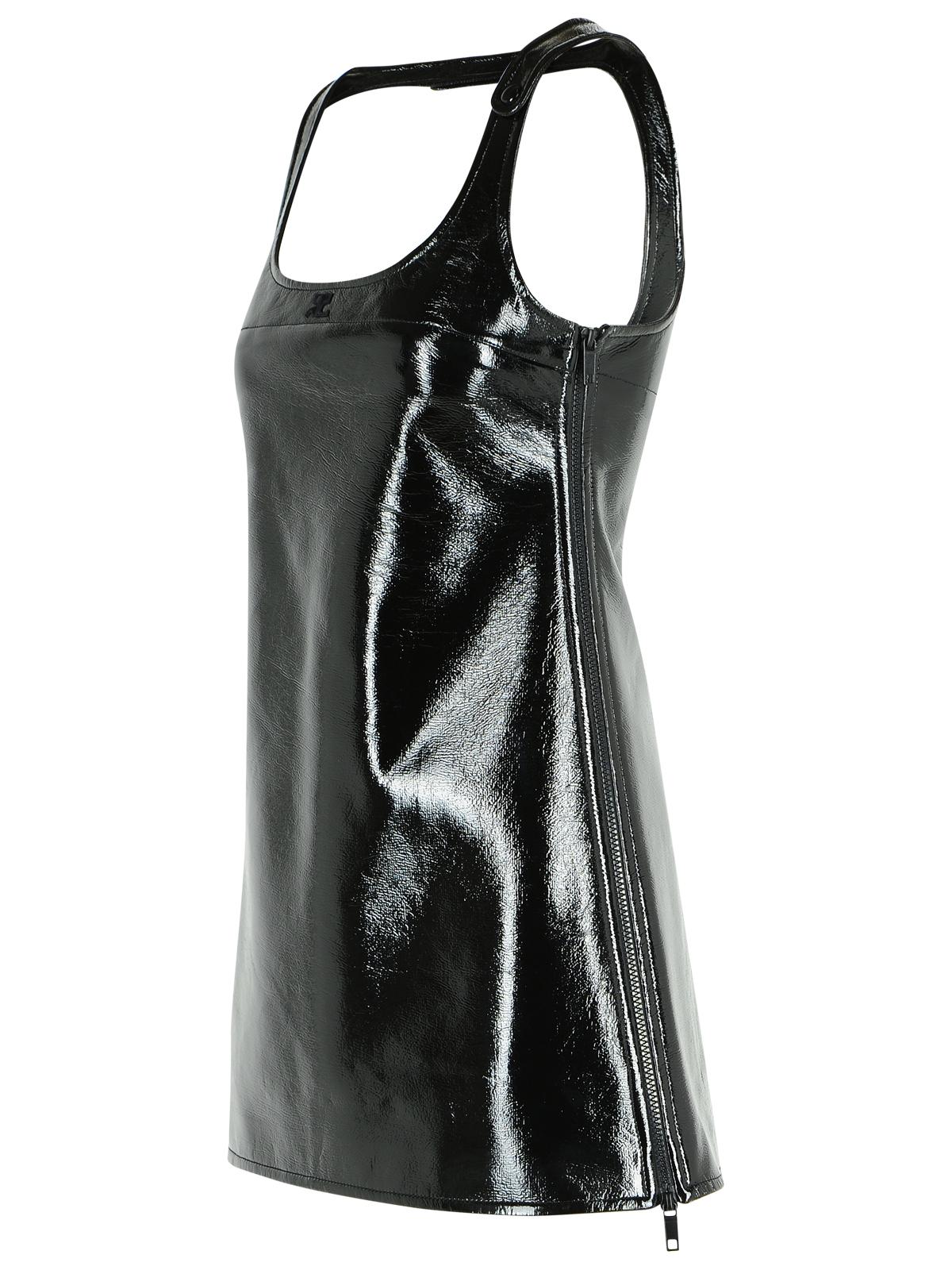Courreges 'Reedition' Dress In Black Cotton Blend Women COURREGES